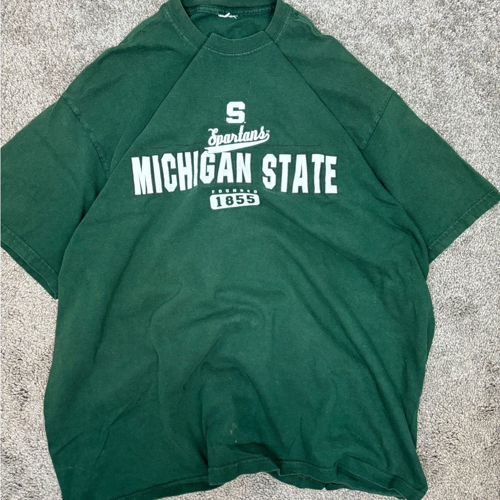 Y2k‎ green msu michigan state spartans tshirt